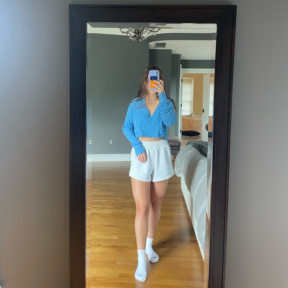 BDG blue long sleeve top